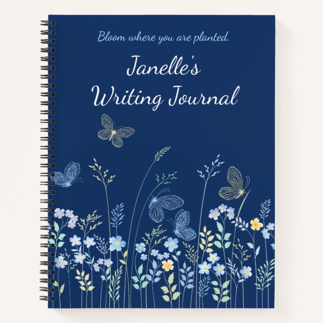 Personalisiert Writer's Journal Notizbuch (Vorderseite)