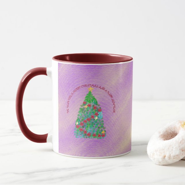 PERSONALISIERT WÜNSCHEN WIR IHNEN EINEN KLEINEN CH TASSE (Mit Donut)