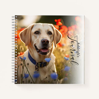 Personalisiert Yellow Labrador Retriever Journal Notizbuch