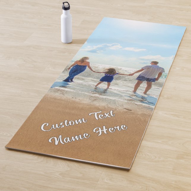 Personalisiert Yoga-Mat-Foto mit benutzerdefiniert Yogamatte (Beispiel)