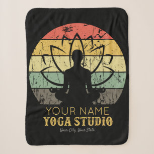 Personalisiert Yoga Studio Fitness Instructor Guru Sherpadecke