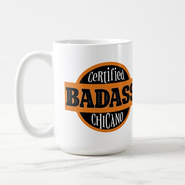 Personalisiert zertifiziertes Chicano Kaffeetasse (Links)