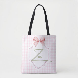 Personalisiert Zoe Baby Girl Kinderzimmer Bow&Ging Tasche