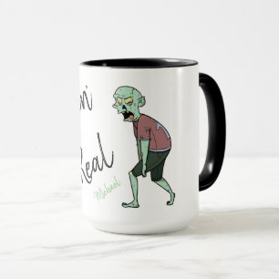 Personalisiert Zombie Creepin' it Real Tasse