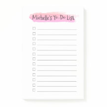 Personalisiert Zu erledigende Liste Checkliste Was