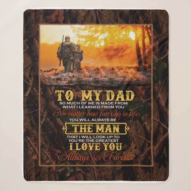 Personalisiert zu meinem Vater Liebe Brief von Son Sherpadecke (Vorderseite)