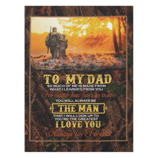 Personalisiert zu meinem Vater Liebe Brief von Son Tischdecke