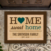 Personalisiert Zuhause Sweet Zuhause-Produktfamili