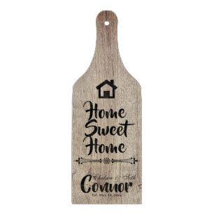Personalisiert Zuhause Sweet Zuhause Schneidebrett