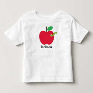 Personalisiert zurück zu Schulapple-Shirt Kleinkind T-shirt