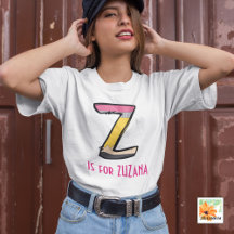 Personalisiert zurück zur Schule Alphabet Z