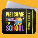 Personalisiert zurück zur Schule Laptopschutzhülle<br><div class="desc">Personalisierte Back-to-School iPad Air Cover. Passen Sie es mit Ihrem Namen an,  um einen schicken,  gürteleigenen Look zu erhalten.</div>