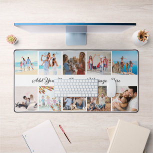 Personalisierte 10-Foto Collage Desk Mat Schreibtischunterlage