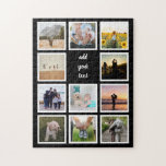 Personalisierte 11-Foto-Collage<br><div class="desc">Personalisierte individuelle Fotos Ihrer Familie oder Ihrer Freunde gerahmt. Passen Sie die Vorlage einfach mit Ihren eigenen Fotos und Texten an. Passen Sie die Hintergrundfarbe an die gewünschte Farbe an. Ideal für sich selbst oder für einen Geburtstag, Weihnachten, Valentinstag, Muttertag, Vatertag oder Geschenk für jeden anderen besondere Anlass. Perfektes, einzigartiges...</div>