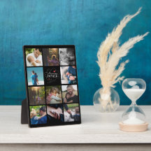 Personalisierte 11-Foto-Collage Bester Vater je Ge