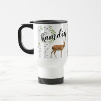 Personalisierte 15-Unzen Kaffee Tasse Deer Doe Buc