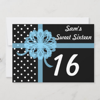 Personalisierte 16 . Geburtstag-Einladung - indivi Einladung