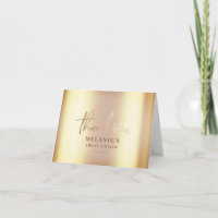 Personalisierte 16. Hochzeitsluxus Gold