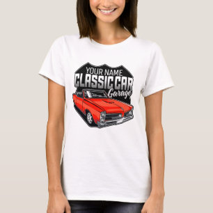 Personalisierte 1966 GTO Classic Car Garage T-Shirt