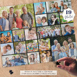 Personalisierte 19-Bild-Collage - benutzerdefinier<br><div class="desc">Erstellen Sie ein Foto-Memory-Puzzle, indem Sie diese leicht hochzuladende Collage-Vorlage für Fotos mit 19 Bildern in verschiedenen Formen und Größen verwenden. Rätsel machen ein bedeutendes, unvergessliches Geschenk und eine Aktivität für Ihre Familie und Großeltern oder um einen besondere Anlass oder eine Fotografie zu feiern oder zu gedenken, um die Erinnerungen...</div>