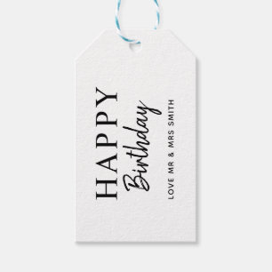 Personalisierte 2 färben "alles- Gute zum Geschenkanhänger
