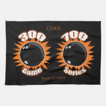 Personalisierte 300-Spiel- und 700er-Bowling
