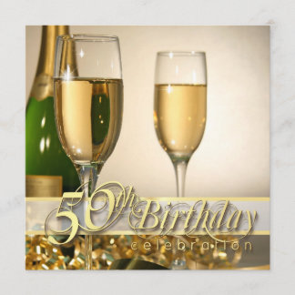 Personalisierte 50. Geburtstagsparty Einladung