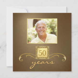 Personalisierte 50. Geburtstagsparty Einladung