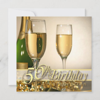 Personalisierte 50. Geburtstagsparty Einladung