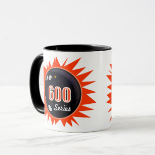 Personalisierte 600 Bowling-Serie, Ball-Grafik-Kun Tasse