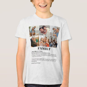 Personalisierte 6-Fotocollage-Produktfamilie Defin Tri-Blend Shirt