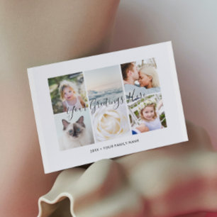 Personalisierte 6 Fotos Universelle Grüße Postkart Postkarte