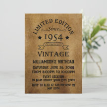 Personalisierte 70 Vintage Geburtstagsparty