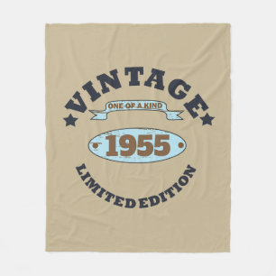 Personalisierte 70 Vintage Geburtstagsparty Fleecedecke