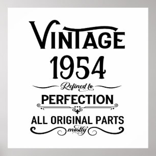 Personalisierte 70 Vintage Geburtstagsparty Poster
