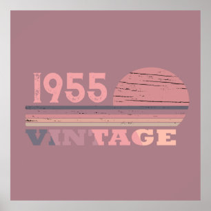 Personalisierte 70 Vintage Geburtstagsparty Poster