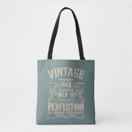 Personalisierte 70 Vintage Geburtstagsparty Tasche