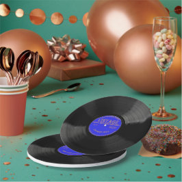 Personalisierte 78 Vinyl Record Design Paper Telle Pappteller