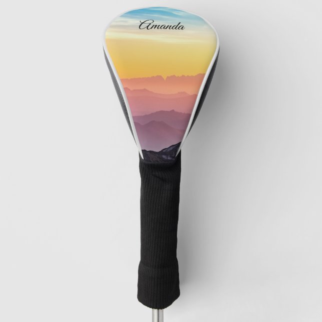 Personalisierte Abdeckung des Golftreibers | Rainb Golf Headcover (Vorderseite)