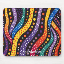 Personalisierte aborigine Dot Painting Themed