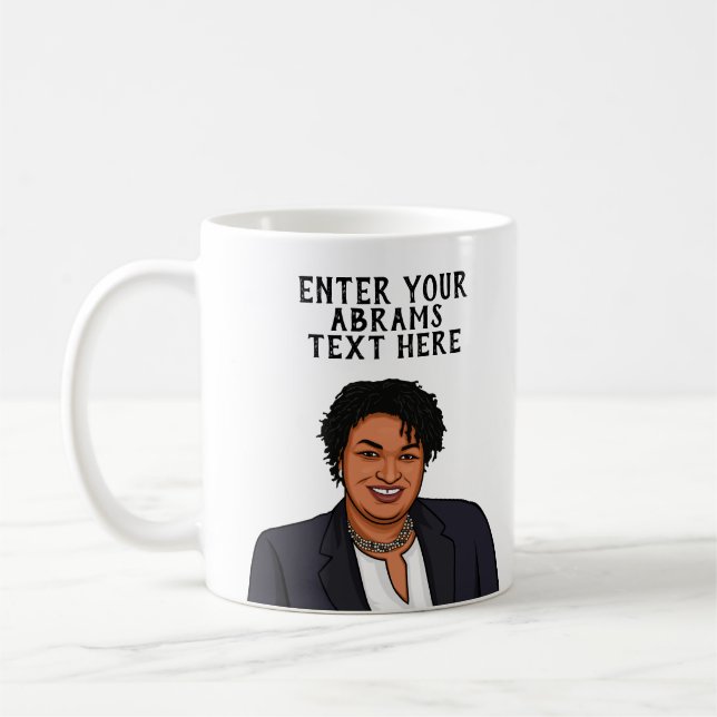 PERSONALISIERTE ABRAMS KAFFEETASSE (Links)