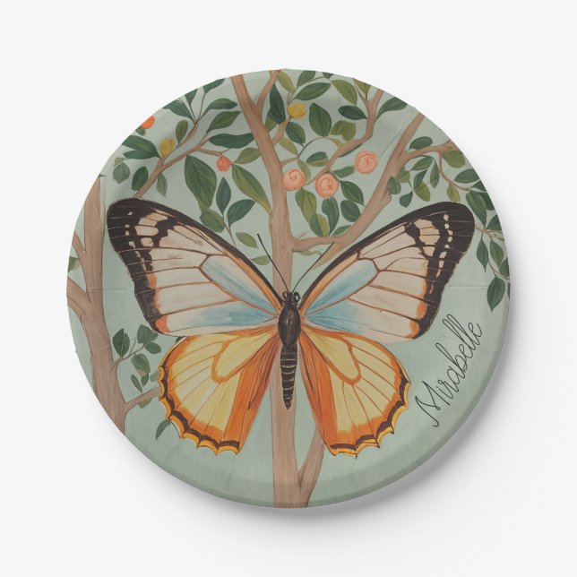 Personalisierte Abriebfestigkeit Pappteller (Vorderseite)