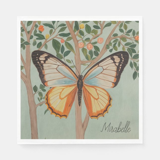 Personalisierte Abriebfestigkeit Serviette (Vorderseite)