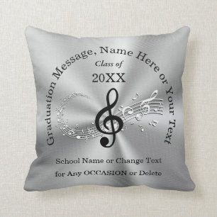 Personalisierte Abschluss-Geschenke für Musikgroßm Kissen