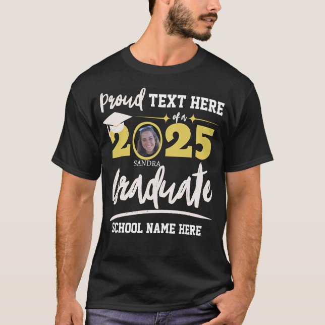 Personalisierte Abschluss-Klasse der Proud-Familie T-Shirt (Vorderseite)