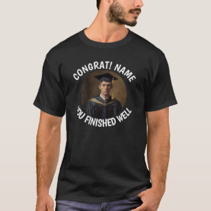 Personalisierte Abschluss-Schirme—B T-Shirt