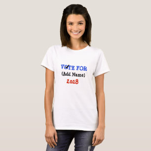 Personalisierte Abstimmung über das politische Shi T-Shirt