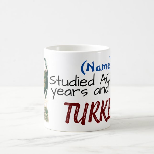 Personalisierte ACIM-Türkei-Tasse Kaffeetasse (Mittel)
