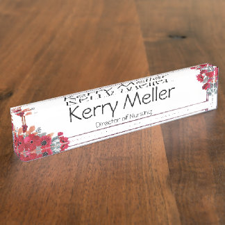 Personalisierte Acrylnamenplatte, Zollstelle Namensplakette