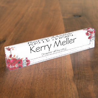 Personalisierte Acrylnamenplatte, Zollstelle Namensplakette